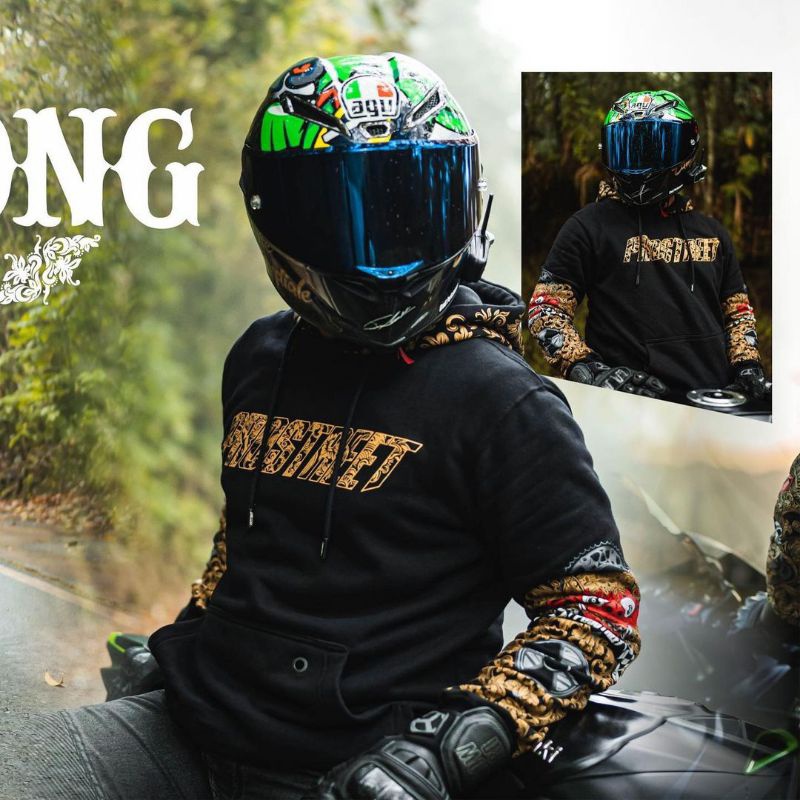 [ COD FREE STICKER ] HOODIE PROSTREET BARONG V2 NEW BLACK M-XXL/ JAKET PROSTREET  BARONG V2 ORIGINAL