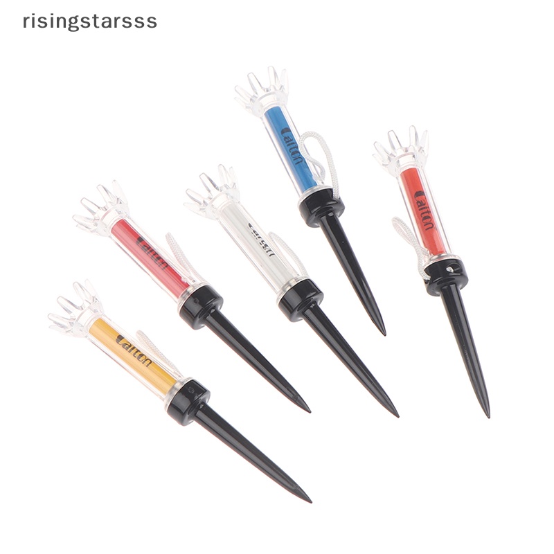 Rsid Span-new 5PCS Tee Golf Rotasi 360mm Tee Golf Magnetic Step Down Dudukan Bola Golf  Sepatu Jelly