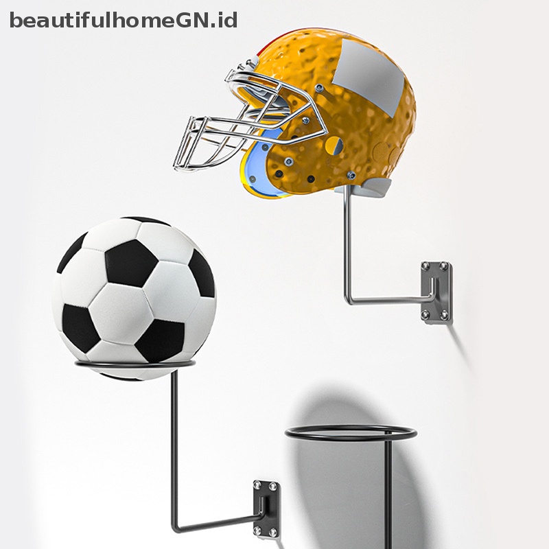 {Cantik} Tempat Cincin Display Bola Slatwall Rak Display Topi Kawat Baja Heavy Duty~