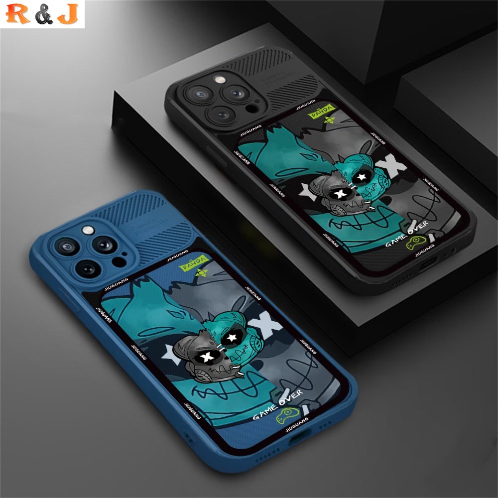 Casing Samsung A14 A13 A12 A04 A04E A04S A23 A20S A32 A50 A50S A30S A71 J7 Prime J7 PRO Cool Demon Bear Serat Karbon Cross Grain Phone Cover