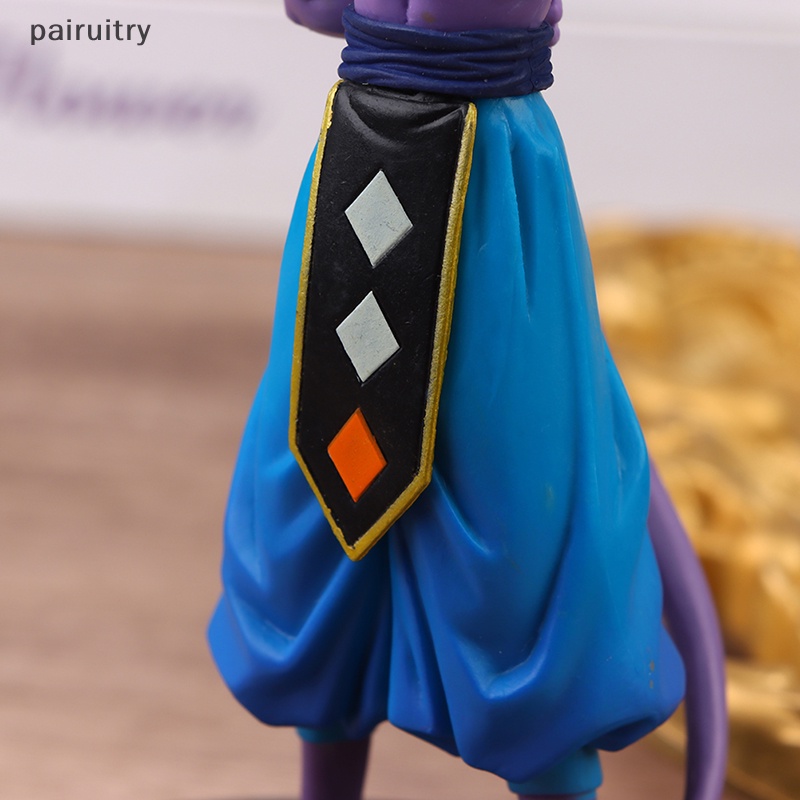 Prt Anime Dragon Ball Z Beerus Figure Gods Of Destruction Dxf Whis Beerus 20cm Figure Figurine Patung PVC Model Koleksi Mainan Gif PRT