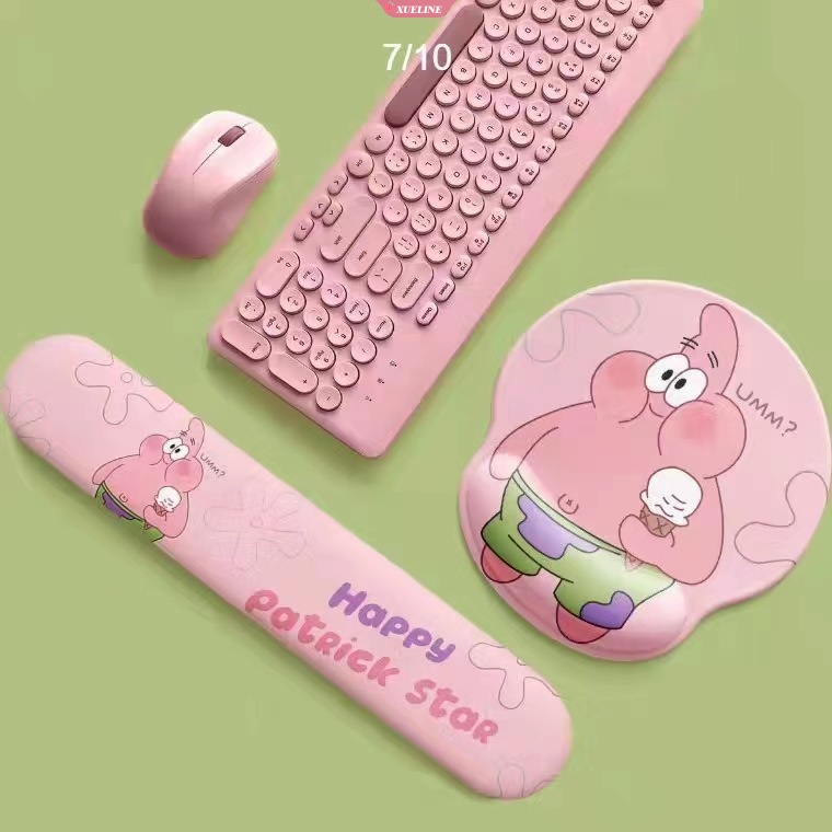 Winnie the Pooh Memory Foam keyboard mat Wrist Rest Alas Mouse Ergonomis Untuk Komputer Kantor Support Comforatable [ZXL]