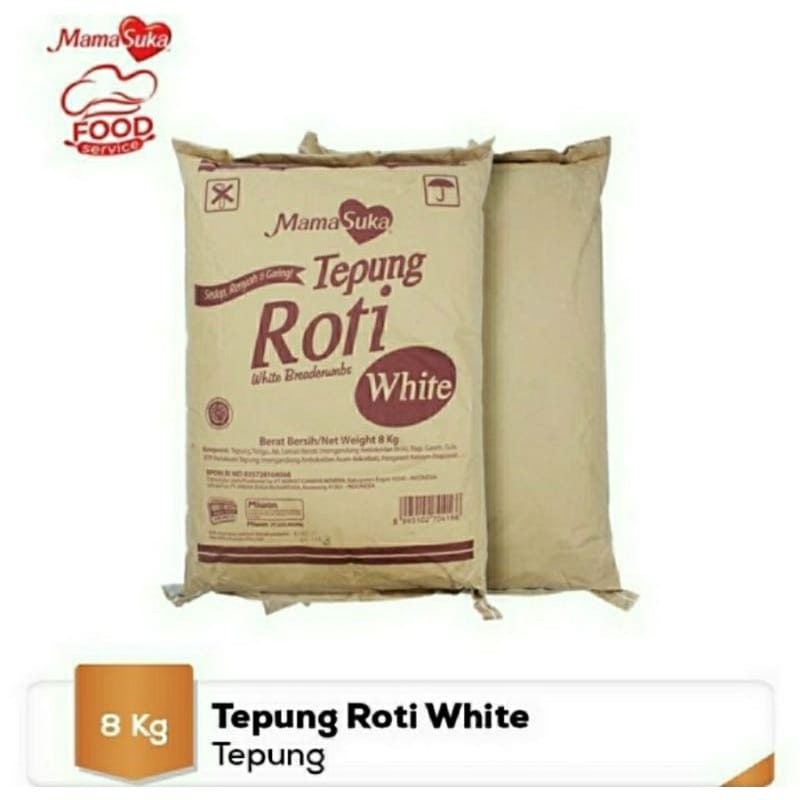 

MAMASUKA Tepung Roti Putih Panko 8kg Karung