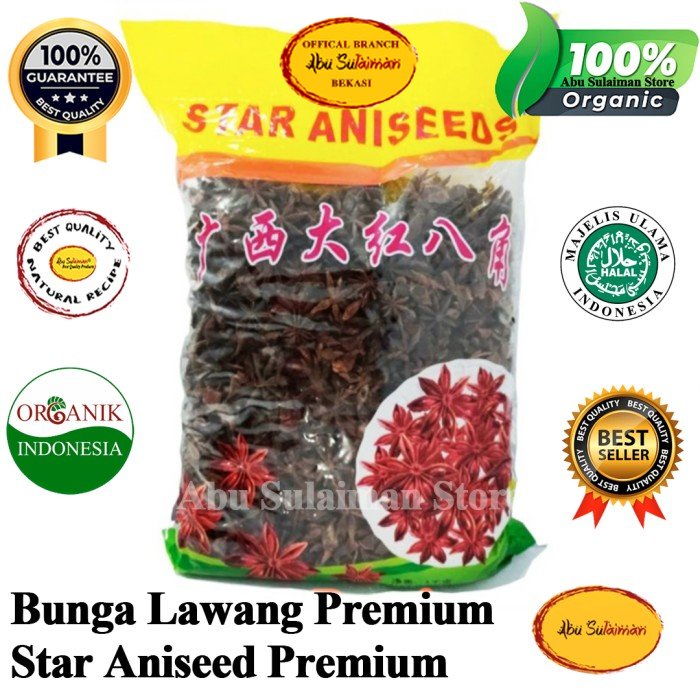 

Bunga Lawang 500 gram / Star Aniseed Premium / Kembang Pekak Utuh / Pekak 500 gr