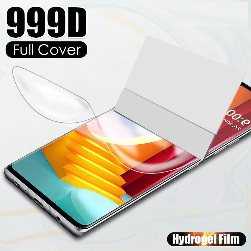 3pcs HD Full Cover Hydrogel Film Untuk LG G8X V50S V60 ThinQ 5G UW Anti blue light Screen Protector Film Pelindung Untuk LG Stylo 6w10 Alpha W11 W30 W41 W31 Pro Plus