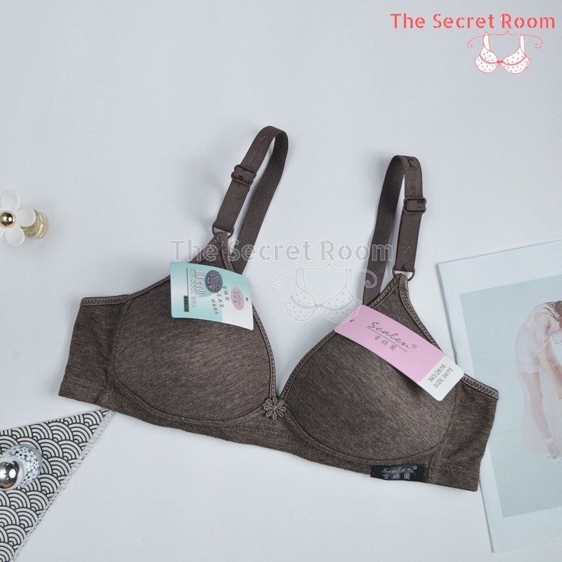 BH Scalen 2816 BH BRA Tanpa Kawat Air Cool BRA Pakaian Dalam Wanita