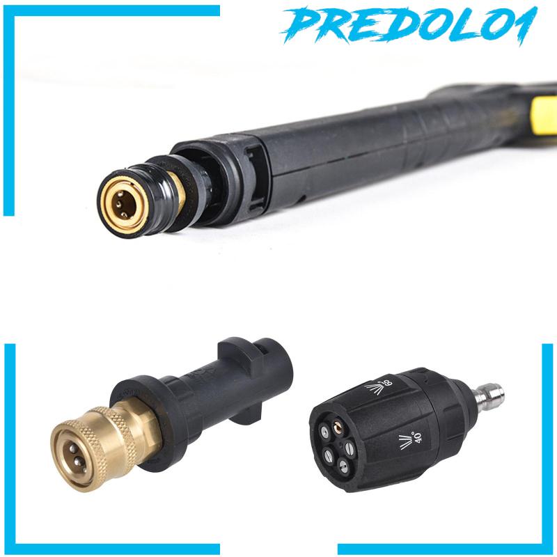 [Predolo1] Sambungan1per4 ''Quick Connect 4000psi Konversi Untuk Mesin Cuci Tekanan Tinggi Seri K2-k7