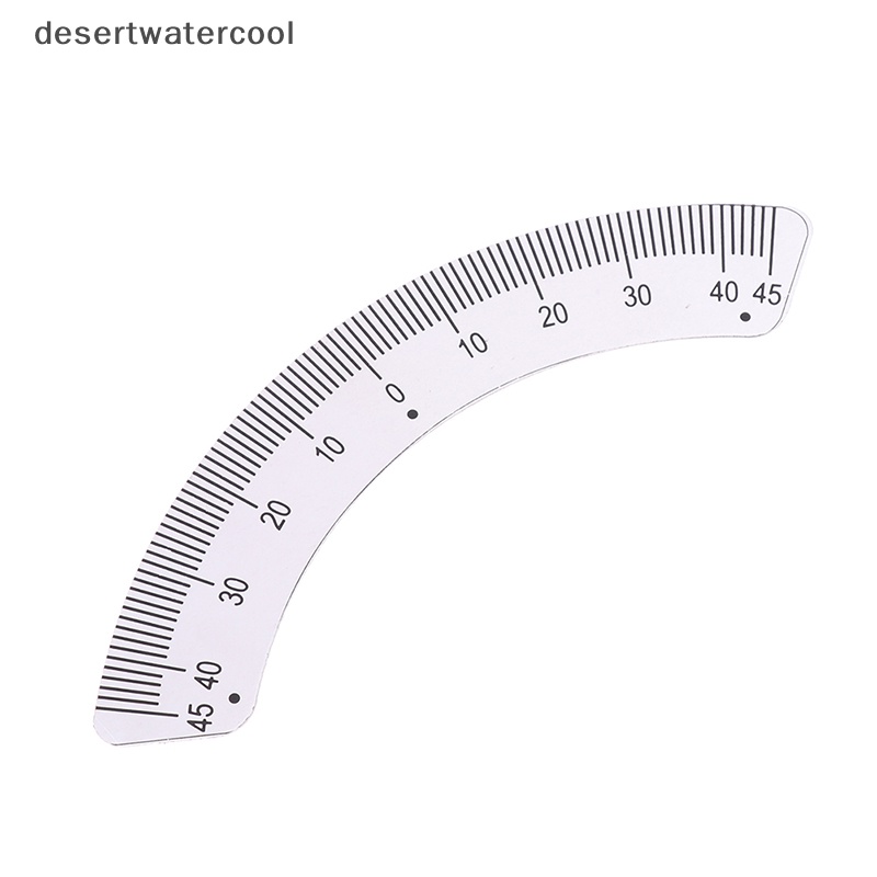 Deid Penggaris Sisik Plat Siku 45derajat Angle Arc Measuring Gauging Tools Caliper Martijn