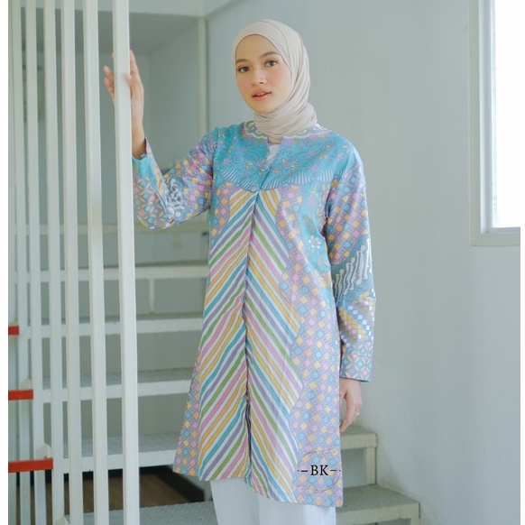 Batik tunik modern wanita premium | Batik tunik wanita terbaru kekinian | Batik tunik jumbo | Batik 