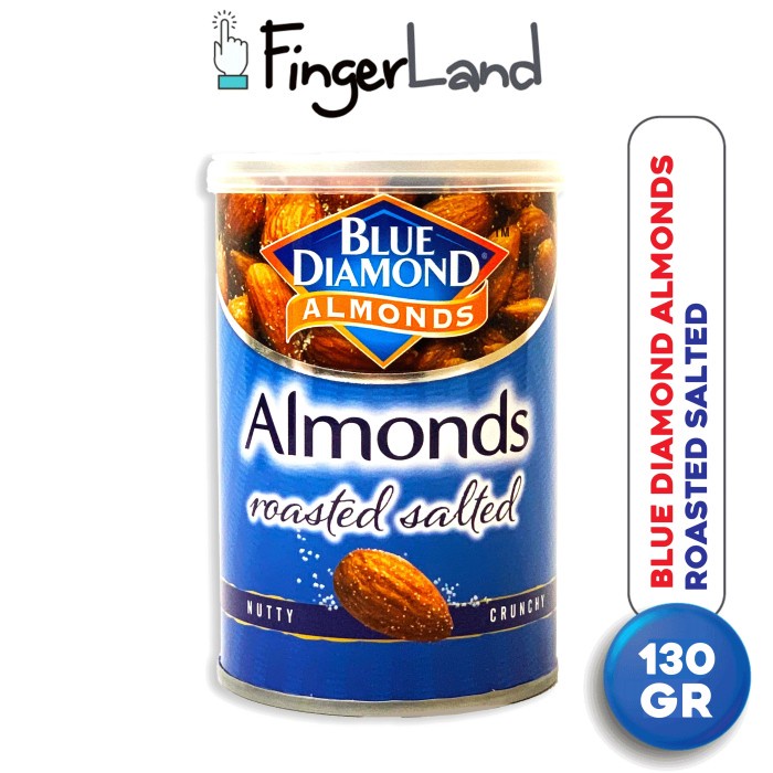 

New Arrival BLUE DIAMOND Roasted Almonds Salted 130 Gram Kacang Almond Asin