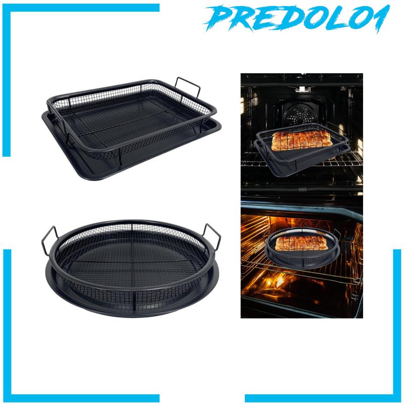 [Predolo1] Baking Tray Set Aksesoris Alat Dapur Baking Dish Untuk Air Fryer Rumah Cafe