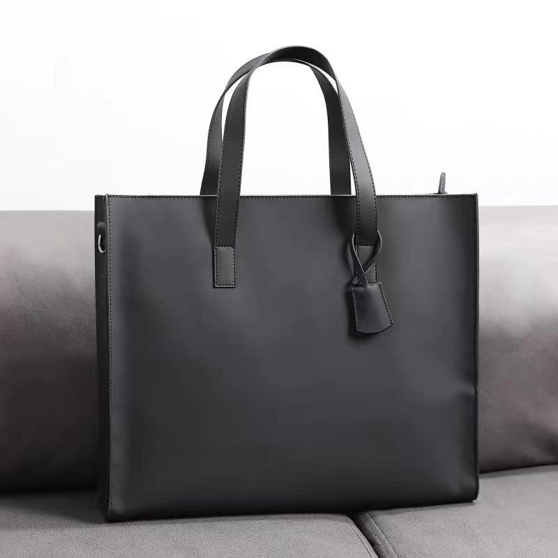 Tote bag Tas Selempang Kulit Tas Kulit Pria Tas Kerja Pria VOSCA BLACK Lx_Store Tas kekinian