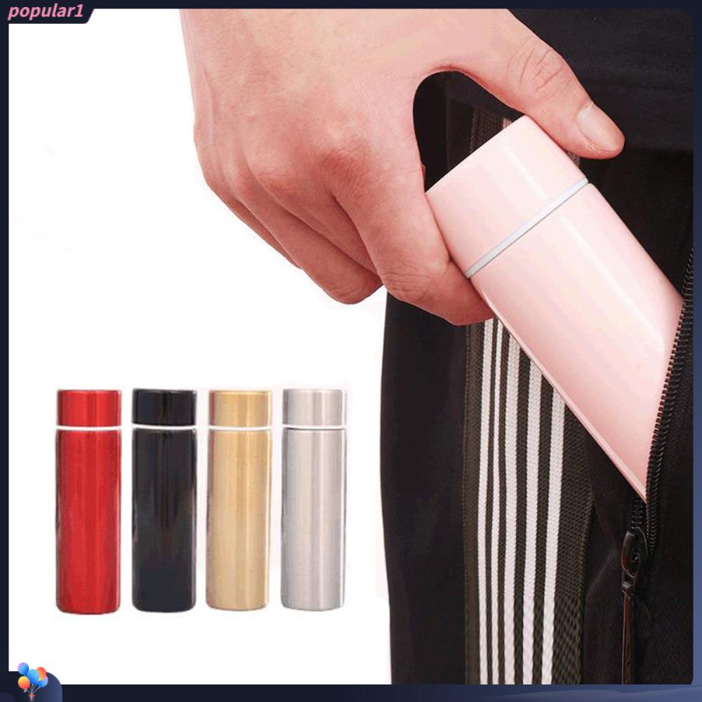 Populer 130ML Termos Cangkir Mini Tempat Minum Outdoor Camping Thermal Water Bottle