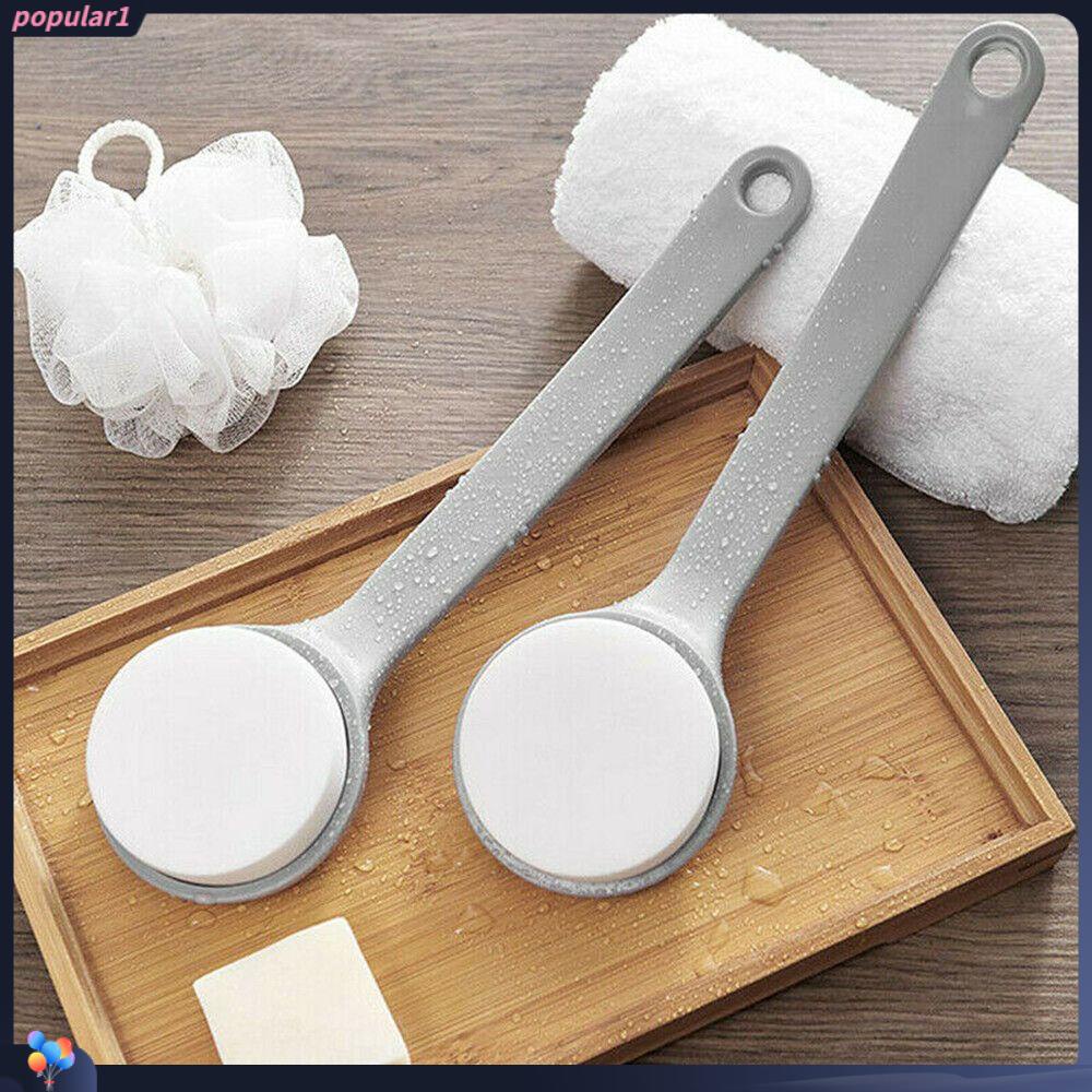 Populer Sikat Mandi Gagang Panjang Lotion Aplikator Spons Pembersih Badan Punggung