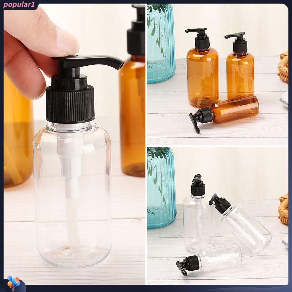 Populer 1pc Shower Gel Botol Perlengkapan Mandi Rumah Hand Sanitizer Wadah Pompa Plastik