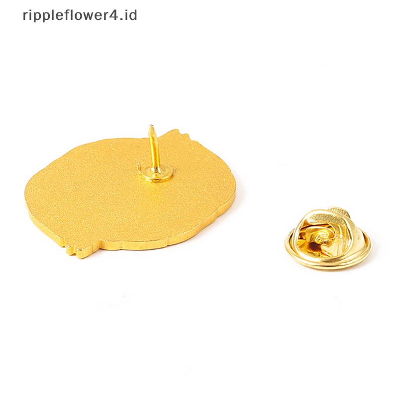 {rippleflower4.id} Kartun Lucu Tai Chi Hewan Enamel Alloy Bros Pin Lencana Perhiasan Hadiah~