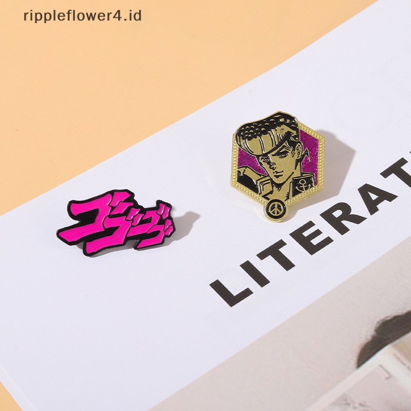 {rippleflower4.id} Anime Enamel Pin To Be Conued Bros Ransel Lencana Perhiasan Hadiah~