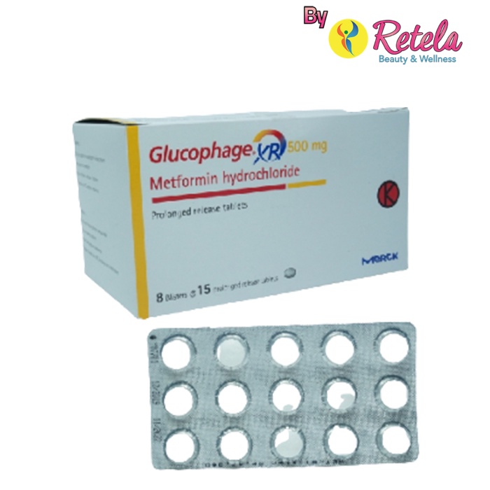 GLUCOPHAGE XR 500MG 1 STRIP 15 TABLET