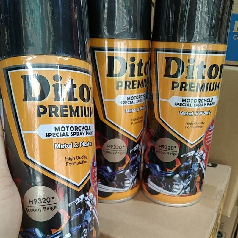 Pilok Pilox Diton Premium Scoopy Beige 9320 pilok motor coklat scoopy 400ml H9320