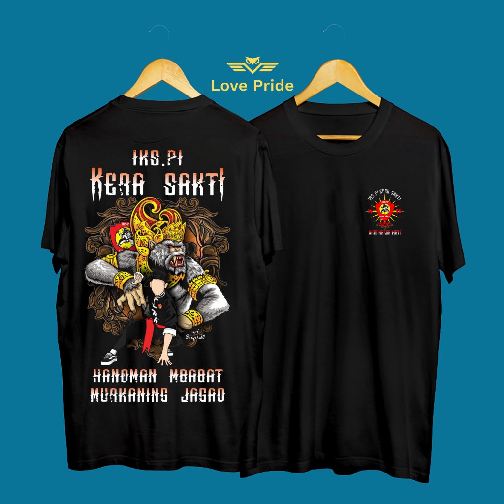 Kaos Tshirt Baju Distro Pencak SIlat IKSPI Kera Sakti Handman Mbabat Muakaning Jagao Premium Terbaru