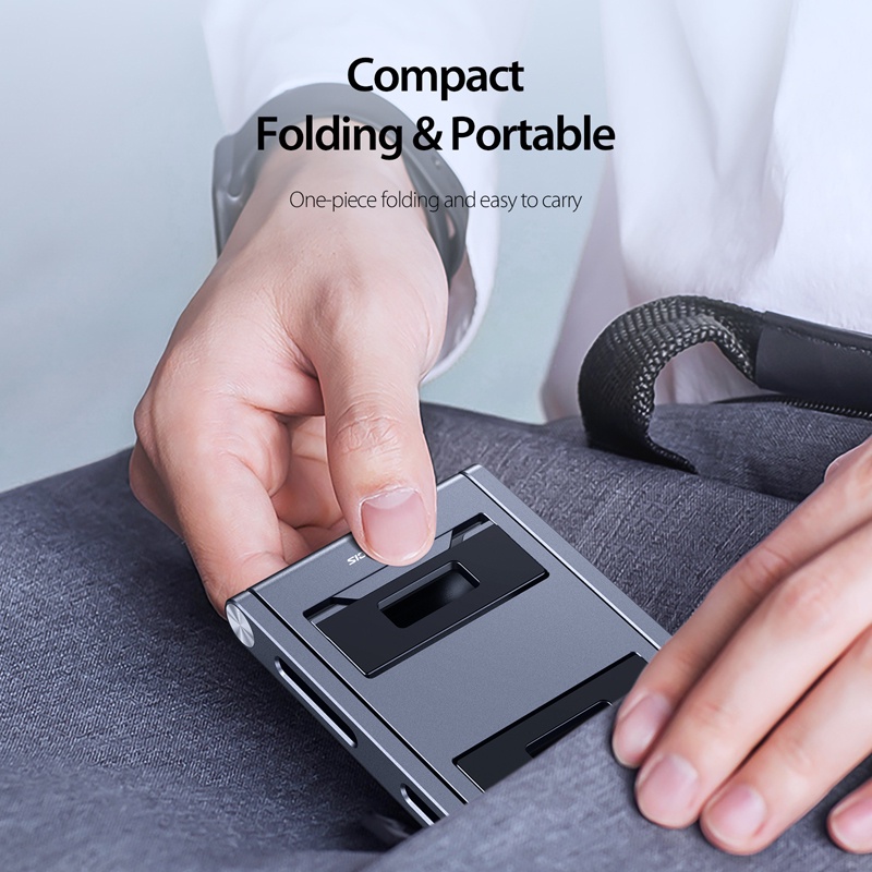 Untuk Xiaomi Stand Portable Alumunium360° Stand Holder Handphone Lipat Suporte Foldable Untuk Alas iPhone