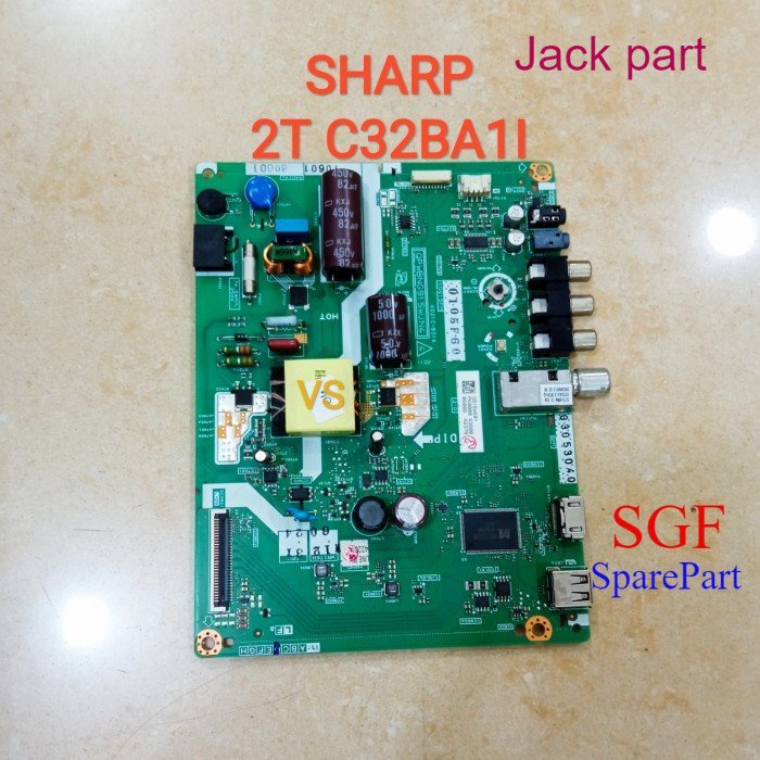 MB SHARP 2T C32BA1I - SHARP 2T C32BA1I - MAINBOARD MESIN TV LED