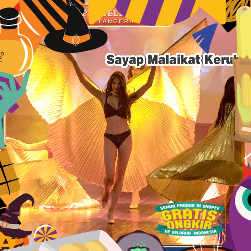 Dewasa Sayap Malaikat / Kerub Alat Tari Kostum Props / Sayap Kerub Untuk Belly Dance/ kekinan baru m