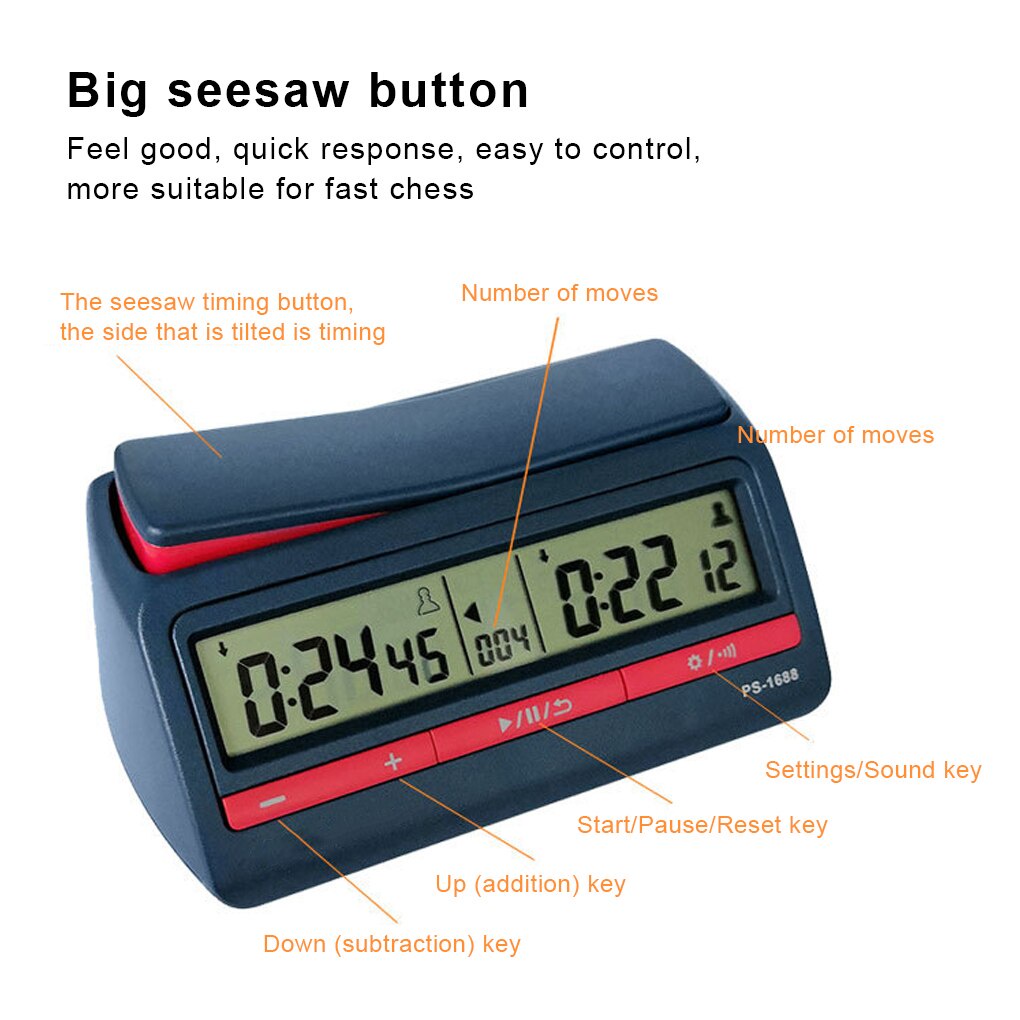 Jam Catur / Chess Clock / Clock Chinese Chess / Chess Games Timer Clock / Digital Chess Clock