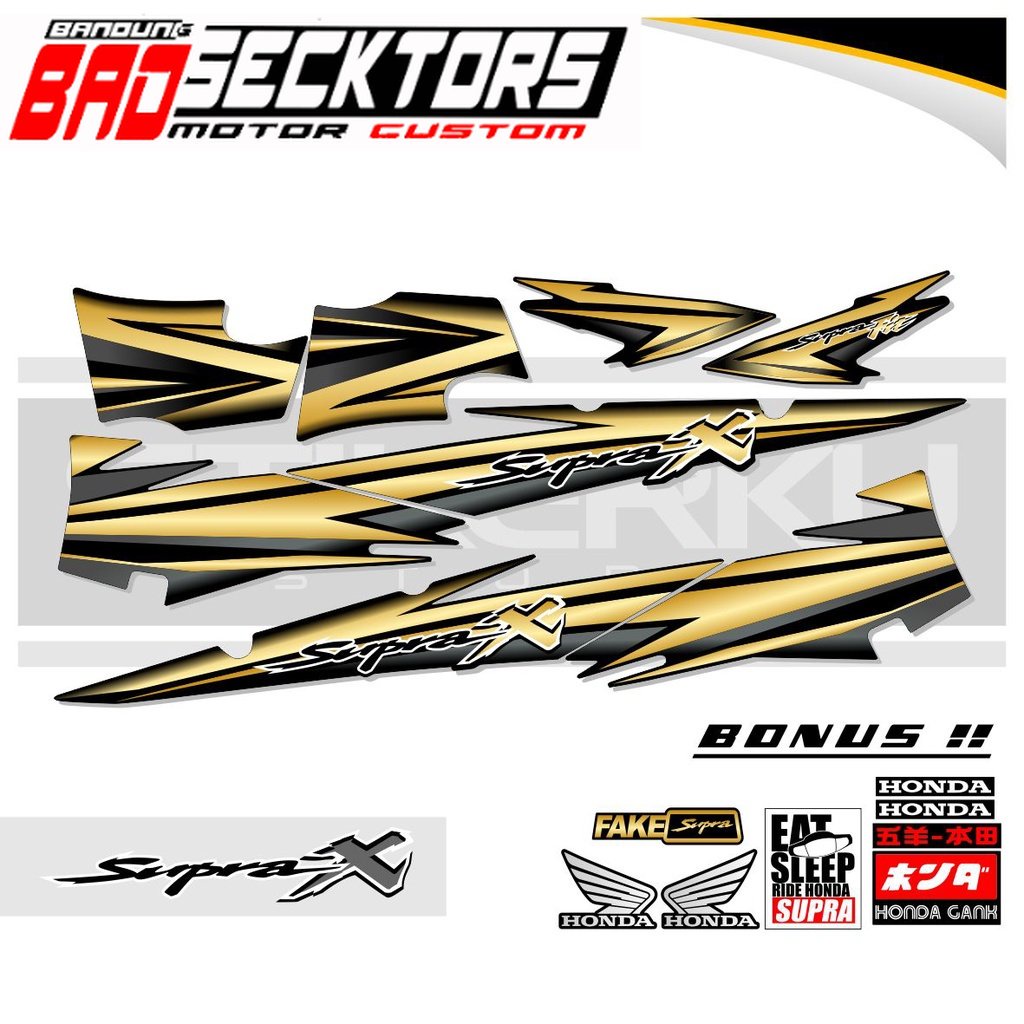 STRIPING SUPRA X LAMA / STIKER SUPRA-X LAMA / STICKER SUPRA X LAMA / SETIKER SUPRA X LAMA / STIPING 