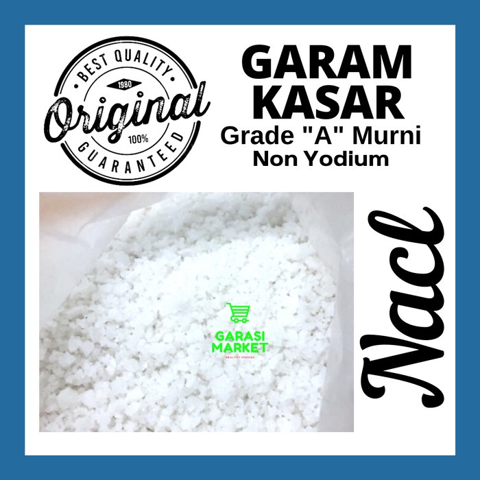 

Garam Madura Kasar 1 Kg Ikan Krosok Garem Laut Nacl Natrium Chloride