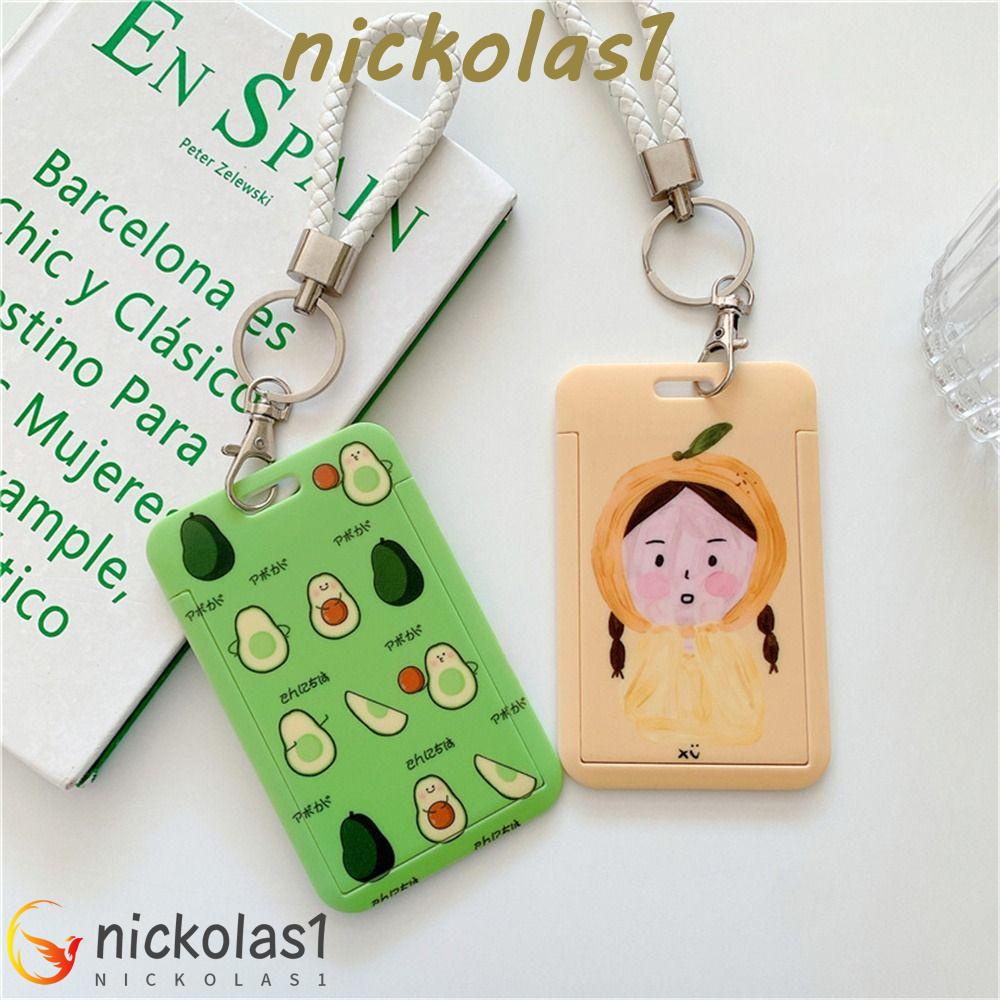 Nickolas1 Card Holders Office Student Card Sleeve Bus Card Cover Kartun Kartu Kerja Badge Holders