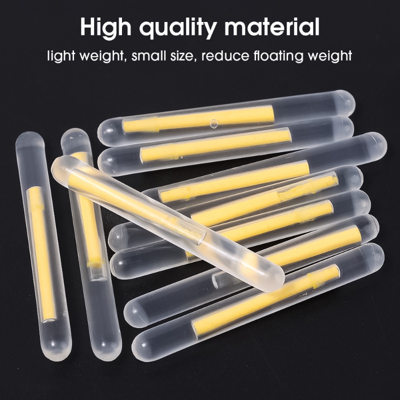 2/5 Pcs Universal Outdoor Transparan Memancing Menandai Luminous Rod/ Portable High Quality Fluorescent Floating Lightstick