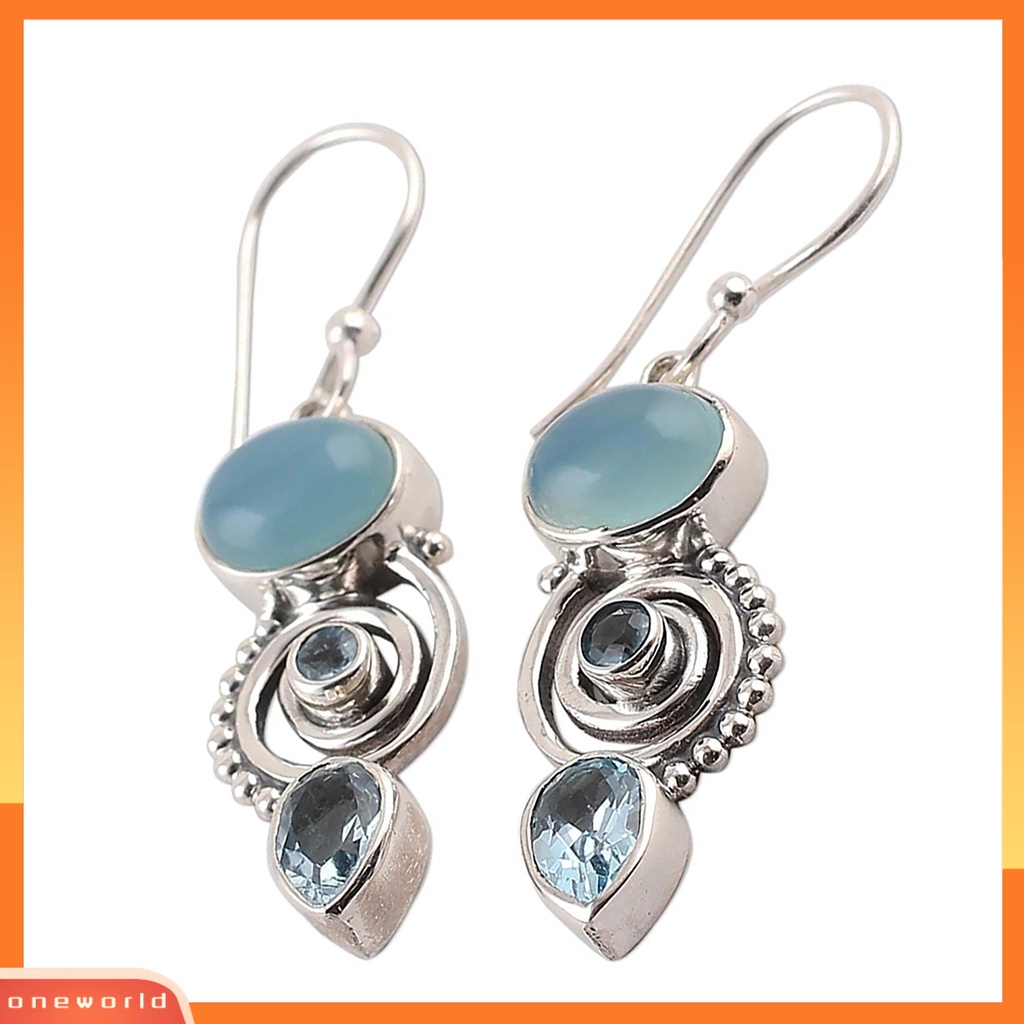 [WOD] 1pasang Anting Juntai Vintage Hias Elegan Wanita Anting Kait Untuk Pesta