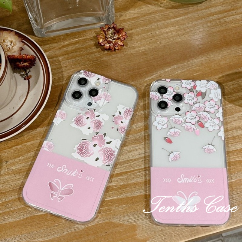 Kompatibel Untuk Iphone14 13 12 11 Pro Max X XR Xs Max8 7 6 6s Plus Se2020 Angel Eye Butterfly Rose Phone Case