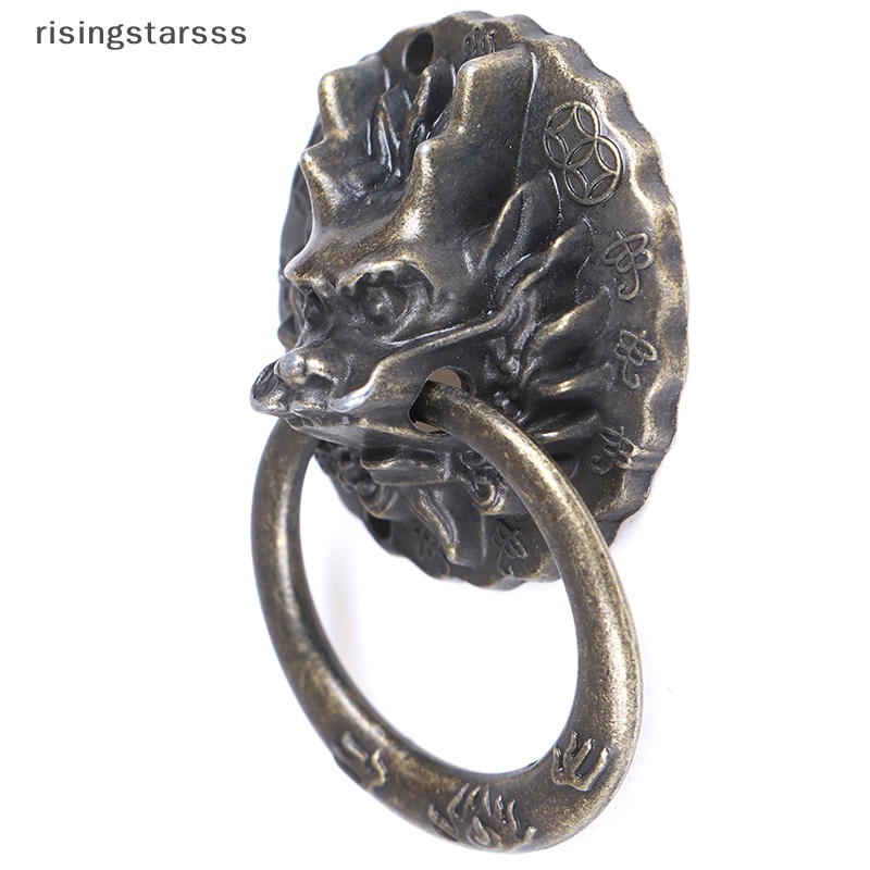 Rsid Span-new 10Pcs Vintage Dragon Head Furniture Pintu Tarikan Gagang Knob Lemari Cincin Handle Jelly