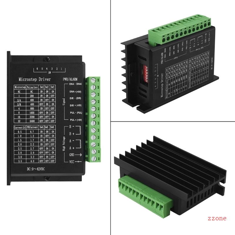 Zzz TB6600 Digital Motor Driver 4A Untuk 42 57 Stepper Motor CNC Mesin Ukir NEMA17 23 Controller Bukan TB6600