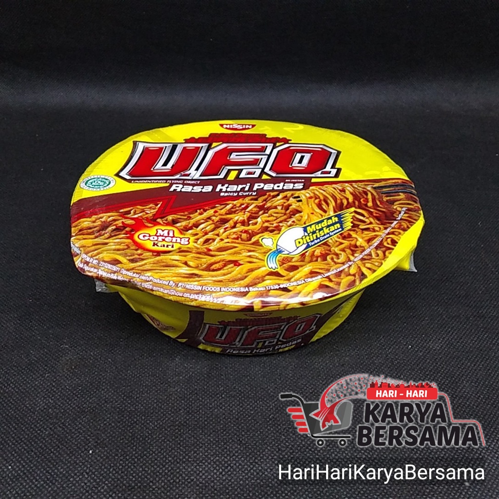 

NISSIN UFO FRIED RAMEN KARI PEDAS 88GR
