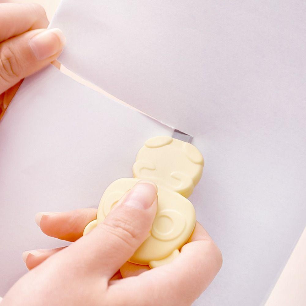 Pembuka Huruf Beruang Kecil Lucu Alat Tulis Siswa Kantor Sekolah Wrapping Box Ukuran Saku Kertas Kerajinan Cutter