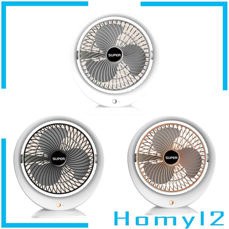 [HOMYL2] Kipas Angin Desktop 3speed Angin USB Rechargeable Mini Fan Untuk travel Kantor Indoor