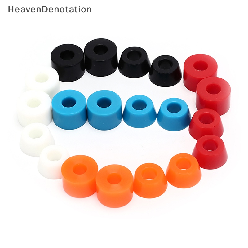 [HeavenDenotation] 4pcs Skateboard PU Cushion Skateboard Shockproof Roda As Bushing Skuter HDV