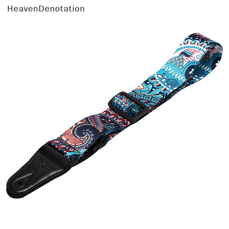 [HeavenDenotation] Tali Gitar Elektrik Gitar Bunga Matahari Akustik Gitar Folk Guitar Bass Strap HDV