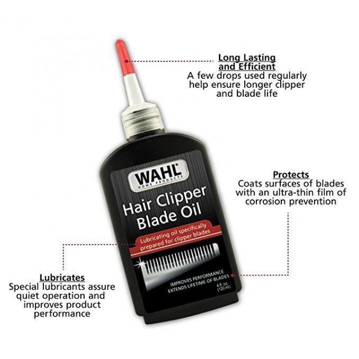WAHL WH-01 - Hair Clipper Blade Oil 120ml - Minyak Pelumas Alat Cukur