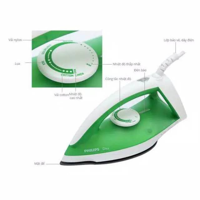 PHILIPS Setrika Kering GC-122 100% Original