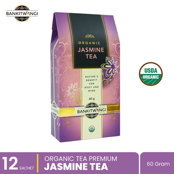 

New Arrival Teh Organik || Teh Melati ( Bankitwangi Organic Jasmine Tea ) 60 gr