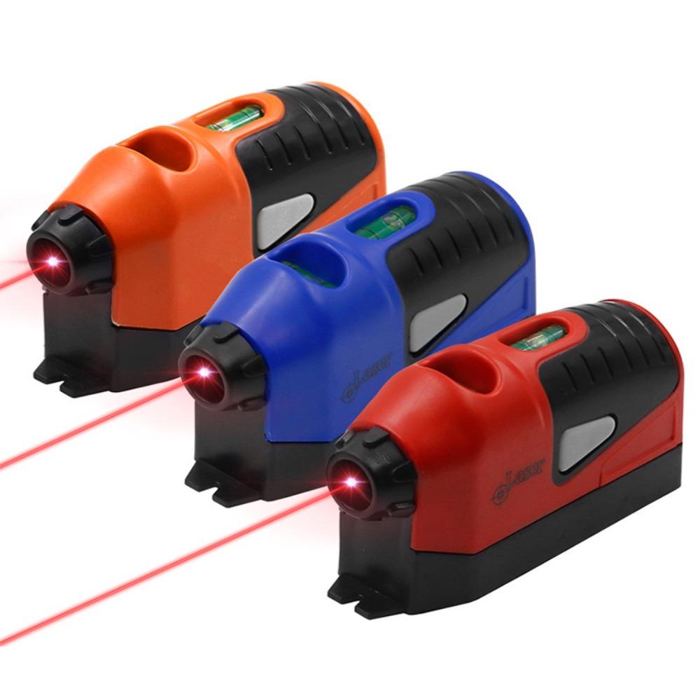 Lanfy Laser Level Mini Ground Deco Alat Ukur Garis Level Pandu Lurus Vertikal