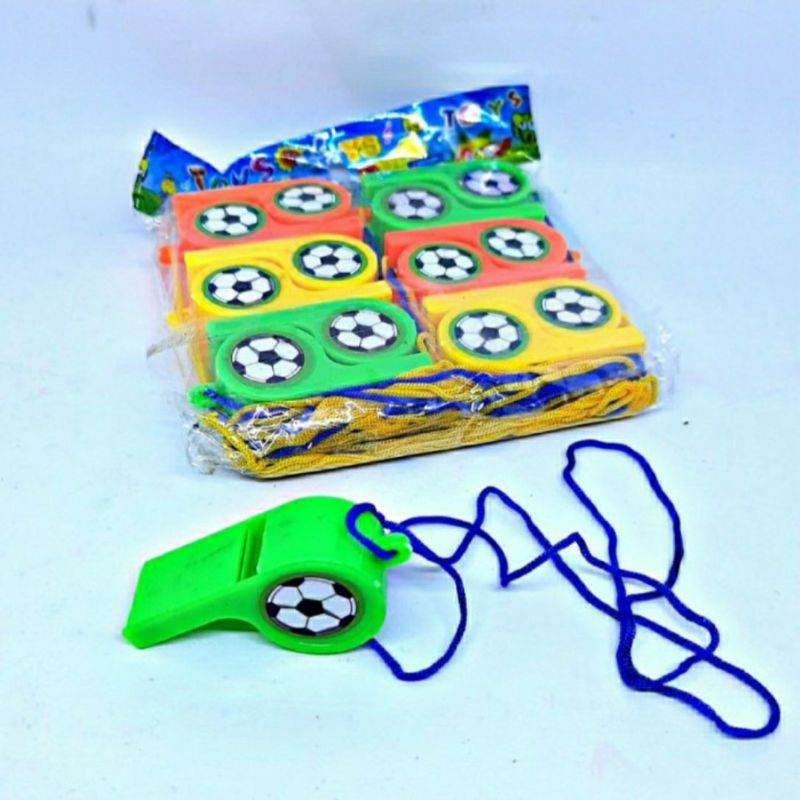 Mainan Peluit Priwitan Anak Aneka Warna / Mainan Peluit Bola