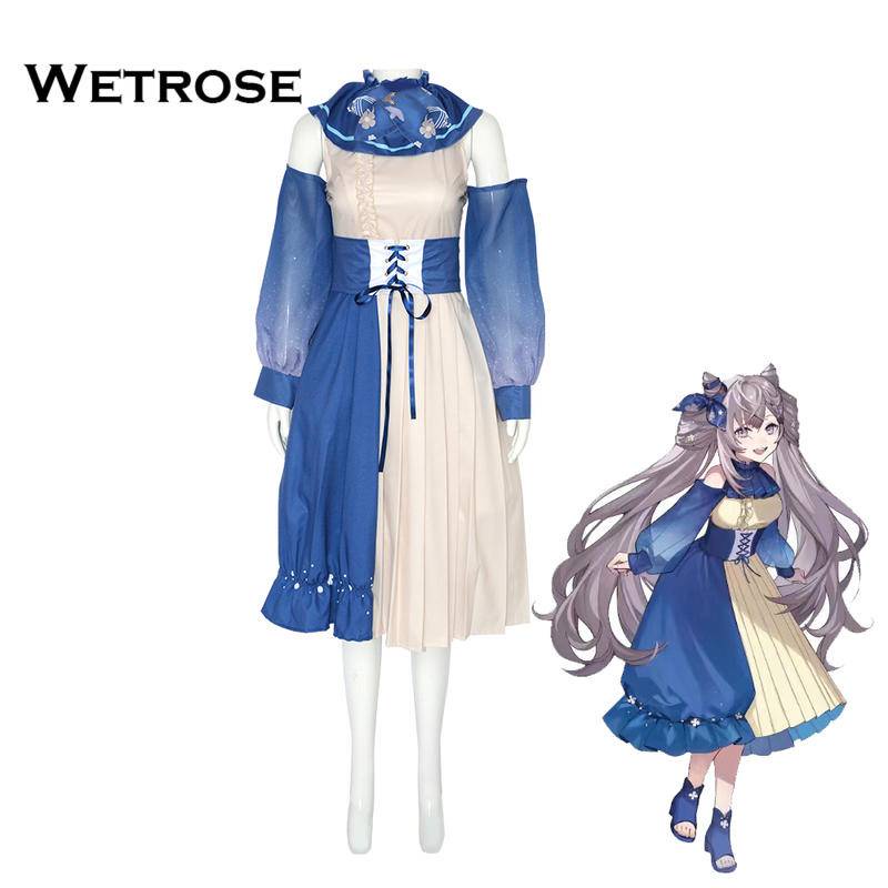 【Wetrose】Vestia Zeta Cosplay Vtube Holiday ID 3rd 1 Anniversary Costume Kostum Dress Set