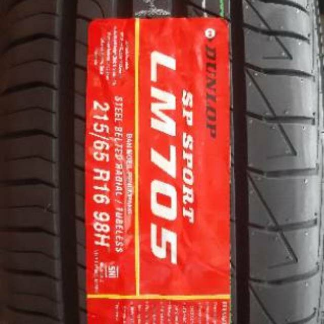 Ban Mobil Dunlop LM705 Size 215/65 R16 - Untuk Ban Mobil Innova Reborn & Nissan Teana