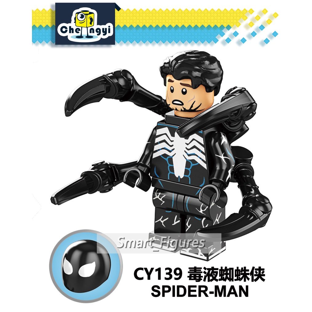 Superhero Mini Figure Venom Spiderman Hobby Collectible Figure Mainan Hadiah