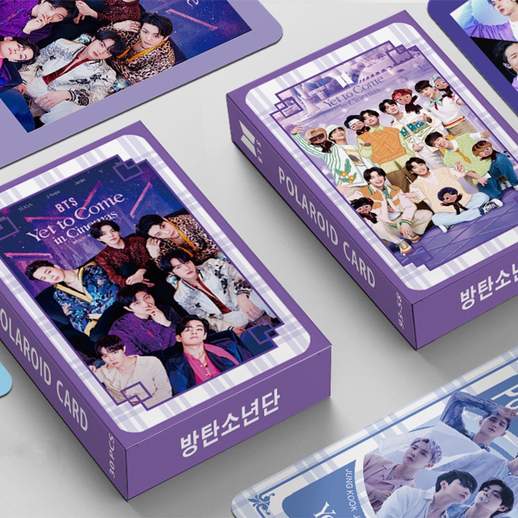 30pcs /box Hitam-Pink BT-S Polariod Photocards Bangtan Boys Kartu Lomo Hitam Pink Kpop Postcards